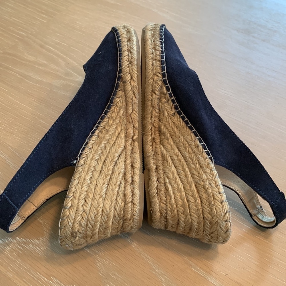 Eric Michael Rope Wedges good condition, soft suede feel, size 39 = US Sz 7